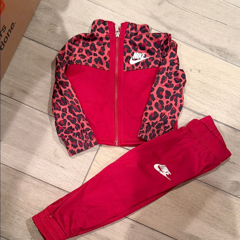 Nike Red and Black Kids Matching Set